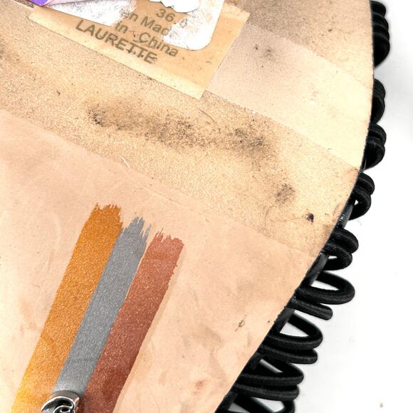 Sam Edelman Laurette Heels 6.5 Black NWOT Sandals Strappy Square Toe 90s Mules - Picture 8 of 8